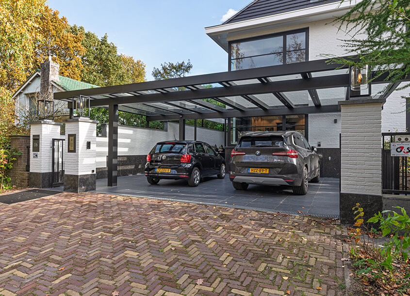 carport plat dak