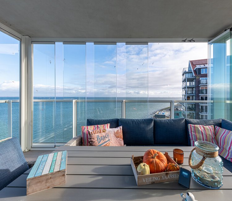 glaswand balkon 