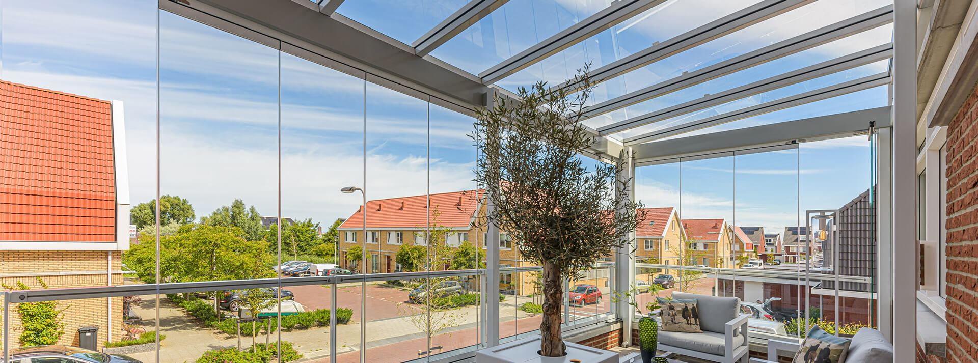 tuinkamer op dakterras 