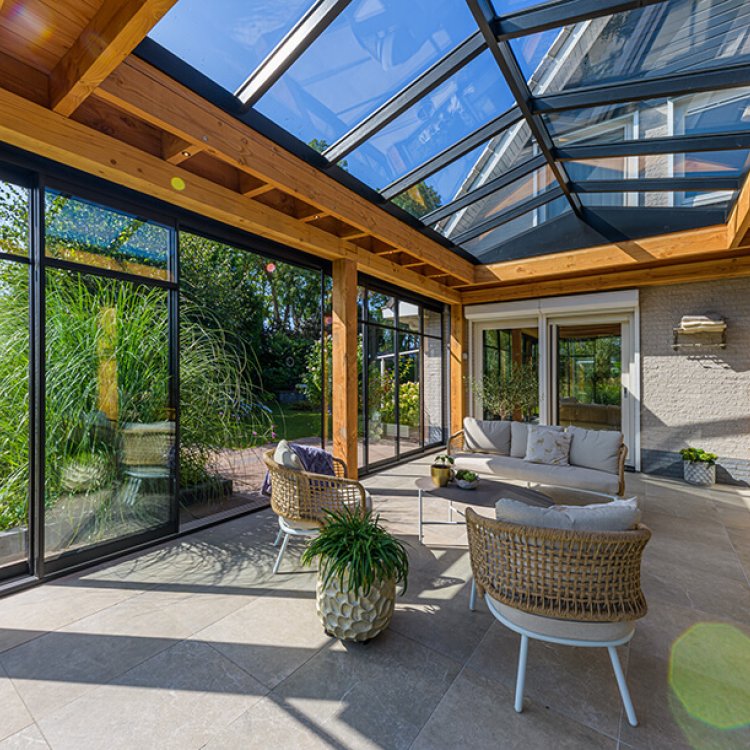 tuinkamer kopen met glas