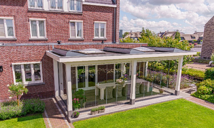 glazen schuifwand op maat