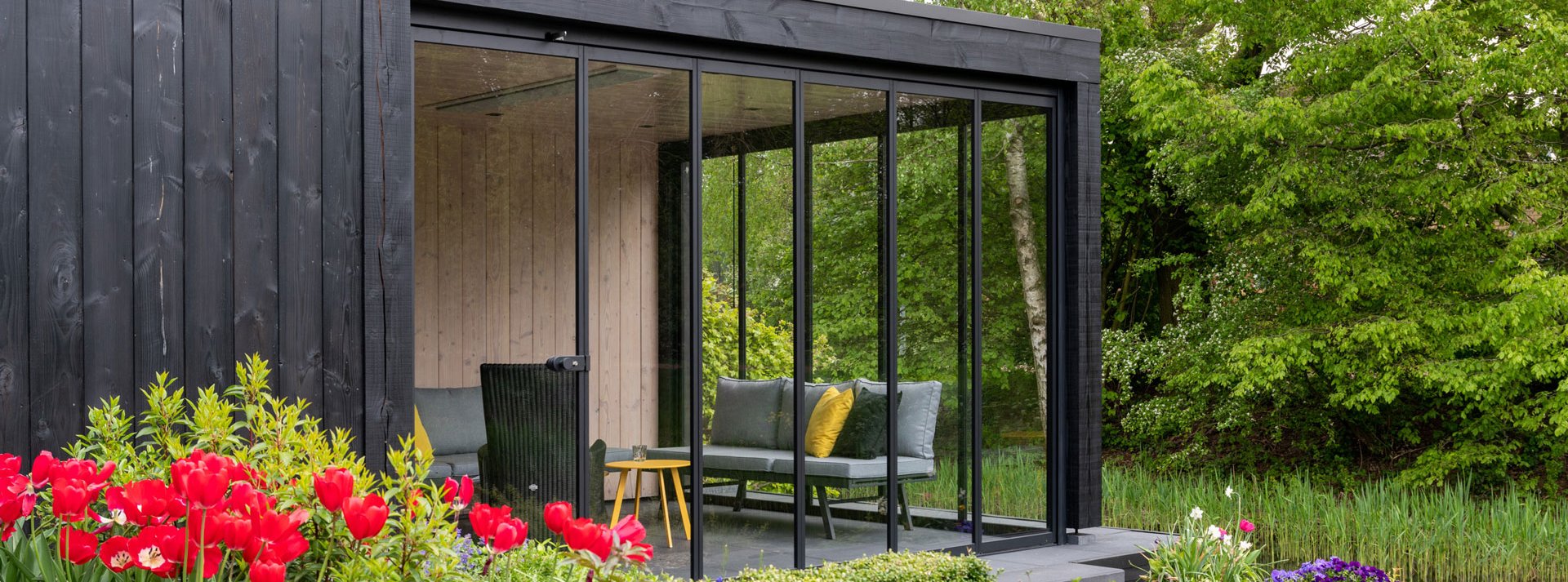 Isolatieglas omkaderd Metalura