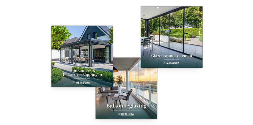 Balkonbeglazing, tuinkamer en glazen wandsysteem brochures