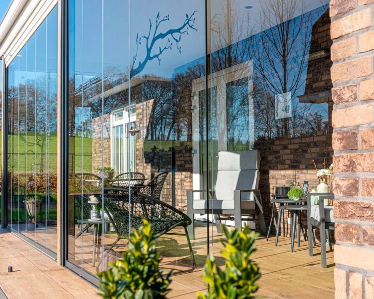 opvouwbare terrasbeglazing