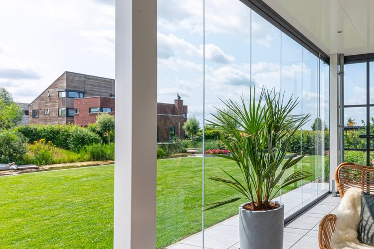 opvouwbare terrasbeglazing
