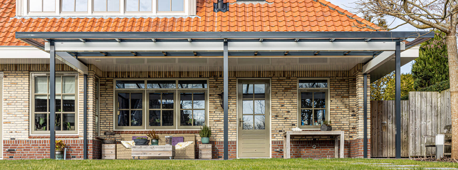 Overkapping aan huis inclusief montage