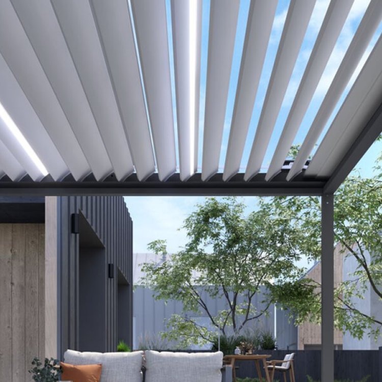 waterdichte lamellen overkapping op maat