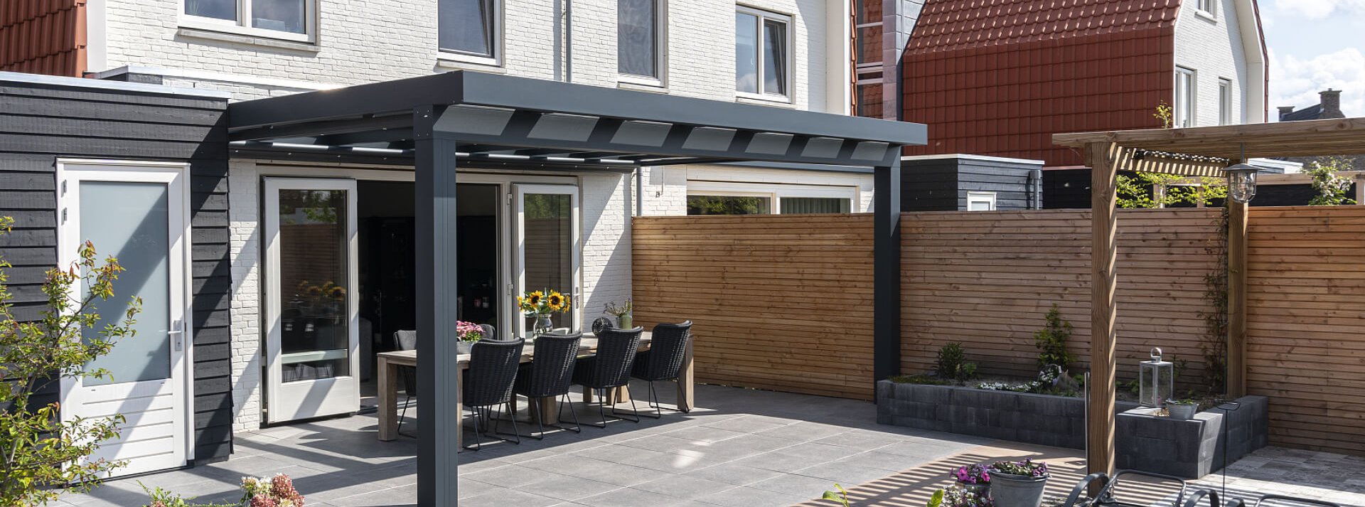 Terrasoverkapping Robuust Primis collectie Metalura