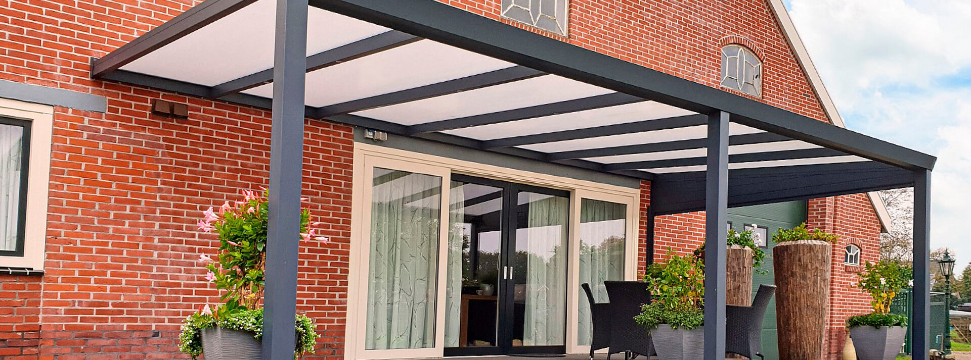Terrasoverkapping Trendy Primis collectie Metalura