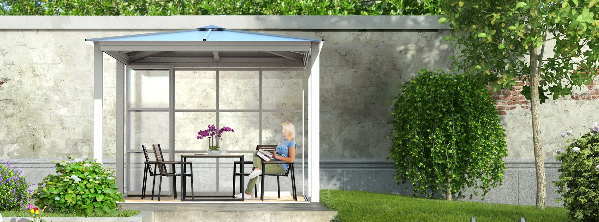 Tuinkamer Libéro Metalura