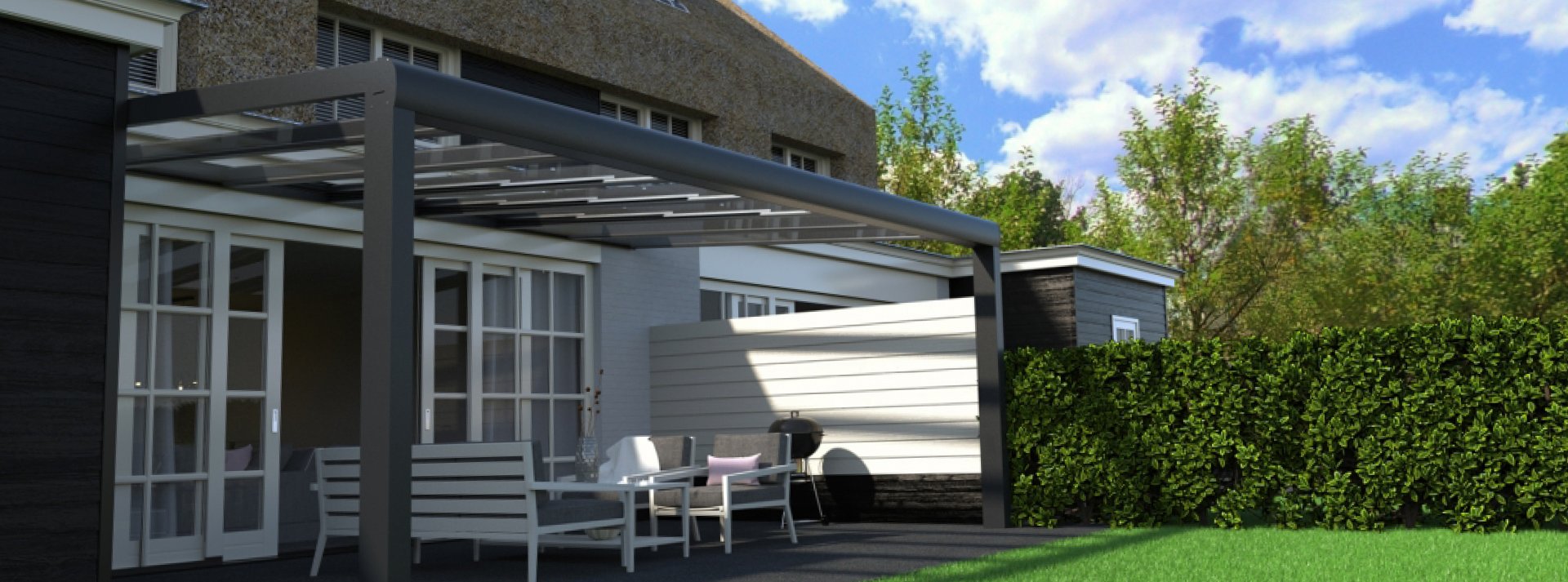 Tuinkamer Modern Metalura